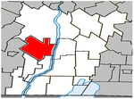 Saint-Blaise-sur-Richelieu Quebec location diagram